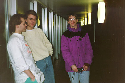 Suicide/War Deal Lamers, Olav Mørkrid/Panoramic (Omega Supreme) and Zodiac/Flash Inc at the Horizon party 1991.