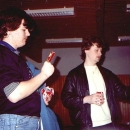 Bod on far left, Doc and Excell at the Horizon Party in Stockholm (1990).