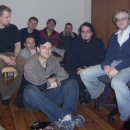 Krill (left), Crimson, Carlos, Leonardo (back), Jazzcat (middle), Vengeance, Dalezy and Heinmuck (front).